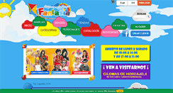 Desktop Screenshot of juguetesfantasia.com