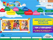 Tablet Screenshot of juguetesfantasia.com